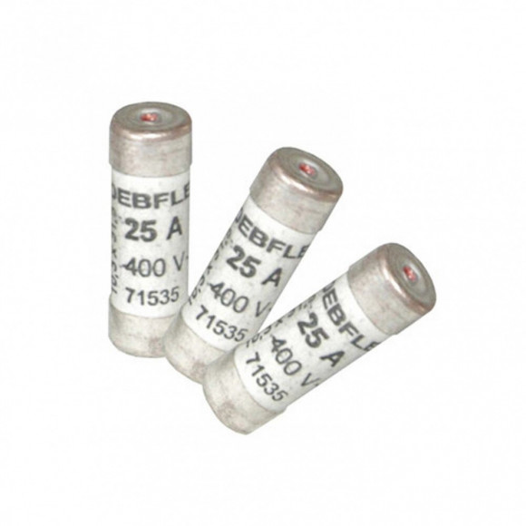 Lot De 3 Fusibles Céramique 25 A, 10.3 X 31.5 Mm