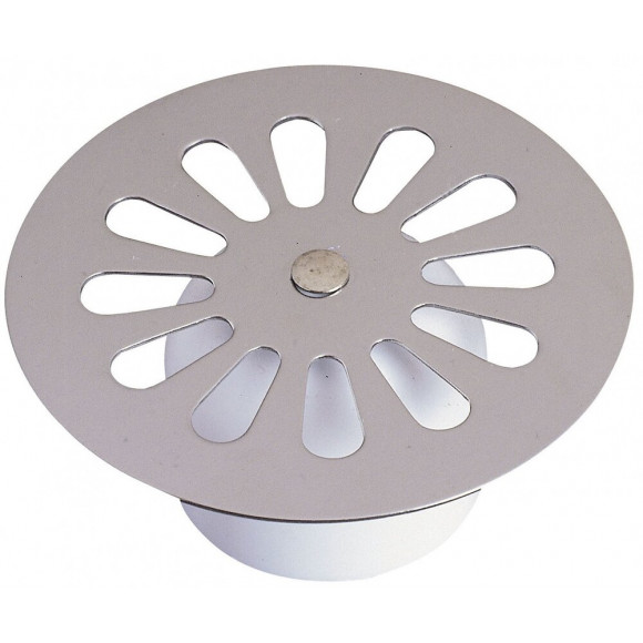 Grille Cloche Marguerite Diam.85 Mm Pour Bonde De Douche Wirquin