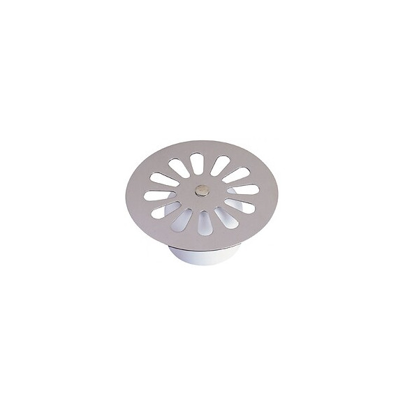 Grille Cloche Marguerite Diam.85 Mm Pour Bonde De Douche Wirquin