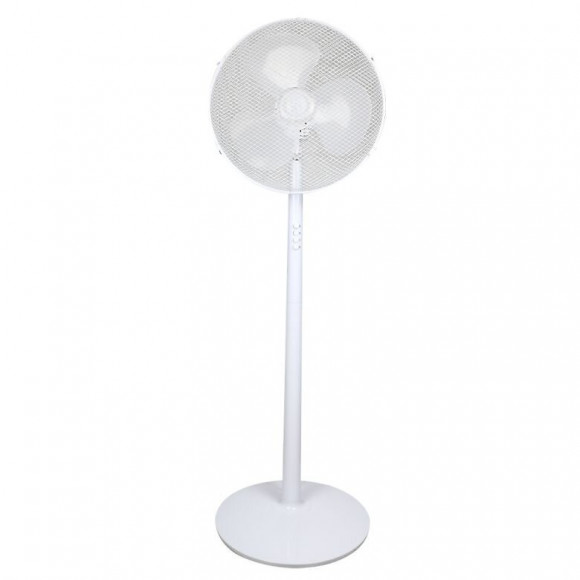 Dtools - Ventilateur Sur Pied - Puissance 40w 230 V/50 Hz - 3 Niveaux De Vitesse Faible-moyen-élevé - Mouvement  De La Tête 