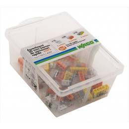 Assortiment De 50 Minibornes Automatiques, 2,5 Mm² Pour Rigide Wago