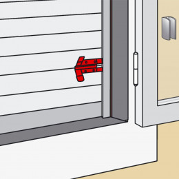 2 Pinces Anti-soulèvement Pour Volets Roulants Afbat