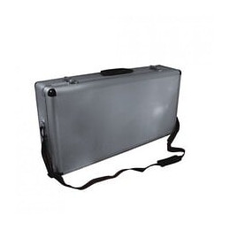 Dtools - Mallette À Outils En Aluminium - 640x320x150mm - Valise À Outils - Avec Poches + Cloisons - Gris