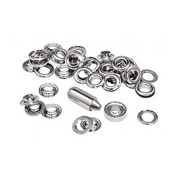 Lot De 25 Oeillets Acier Diam.12 Rapid