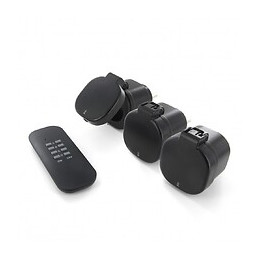 3 Prises Télécommandées Intérieure / Extérieure 16 A Chacon, 3000 W