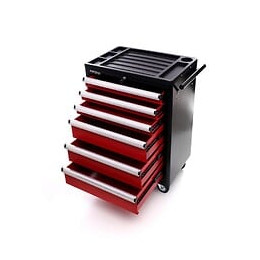 Dcraft - Servante D'atelier - 70 X 48 X 83,5 Cm - 6 Tiroirs - Organiseur À Outil Pour Les Ateliers Et Les Garages - Rouge