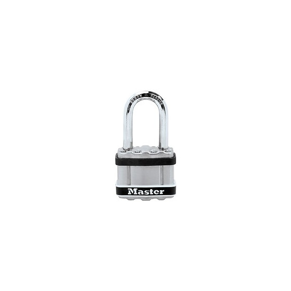 Cadenas À Clé Master Lock Acier Laminé, 4 Clés, Excell Marine L.44 Mm