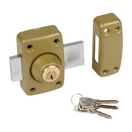 Verrou Bricard Alpha 2 Diamètre 23 Mm Double Entrée-cylindre 40mm