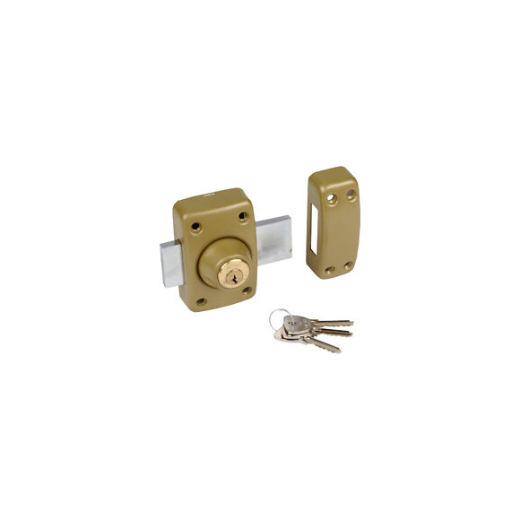 Verrou Bricard Alpha 2 Diamètre 23 Mm Double Entrée-cylindre 40mm