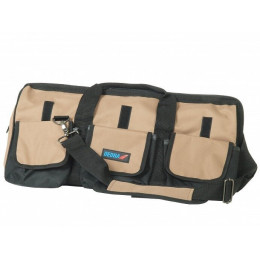 Dtools - Sac Long À Outils En Polyester 600d - 58x26x26 - Avec Bandoulière - 20 Poches - Transport Outils - Beige