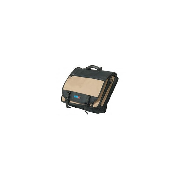 Dtools - Sac À Outils Et Documents - 40x14x31cm - 27 Poches - Bandoulière - Marron