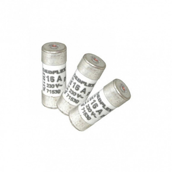 Lot De 3 Fusibles Céramique 16 A, 10.3 X 25.8 Mm