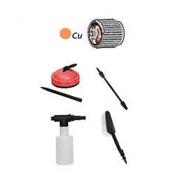 Dtools - Nettoyeur Haute Pression 2.3 Kw - Pression 150 Bar - Avec Réservoir De Détergent - Turbo Lance Incluse - Atelier Gar