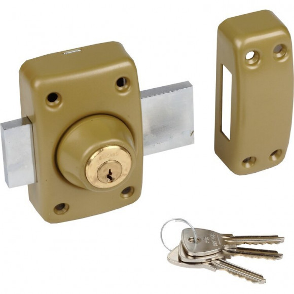 Verrou Bricard Alpha 2 Diamètre 23 Mm Double Entrée-cylindre 45mm