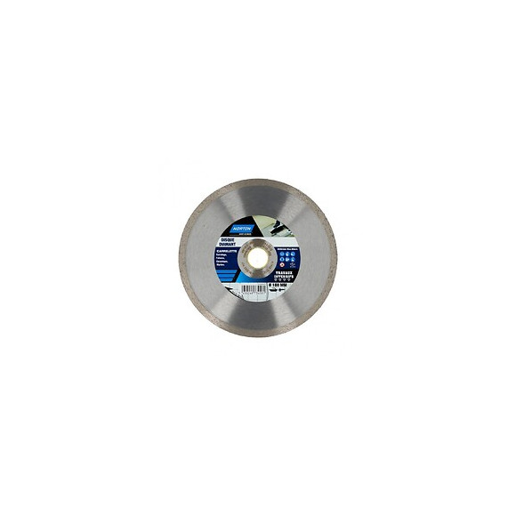 Disque Diamant Intensif Plein Pour Carrelage Norton, Diam.180 Mm