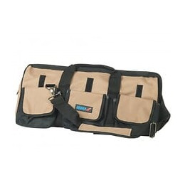 Dtools - Sac Long À Outils En Polyester 600d - 58x26x26 - Avec Bandoulière - 20 Poches - Transport Outils - Beige