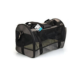 Mpets Sac De Transport - Pour Chien - L - Gris