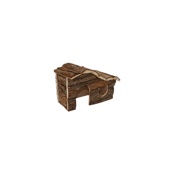 Tyrol Chalet 100% Ecorce De Cedre - 17 X 25 X 14 Cm - Pour Cobayes Et Petits Rongeurs