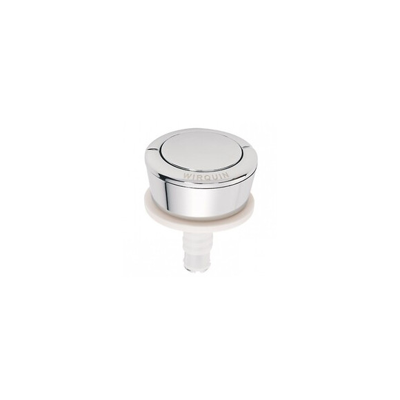 Bouton Mécanisme Pour Sanitaire Simple Poussoir Chrome Wirquin