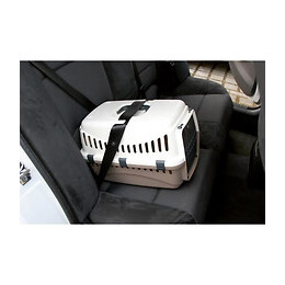 Kerbl Box De Transport Expedition Pour Chien - 48x32x32cm - Creme Et Taupe
