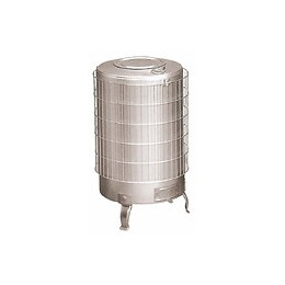 Theca Poêle À Bois Turbo Sans Grille Intérieure 15 Kw - Gamme Économique Alu (réf. 6500005)