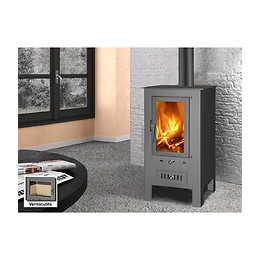Theca Viena Poêle À Bois En Tôle D'acier 17,4kw