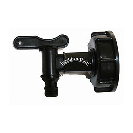 Raccord S60x6 Avec Robinet Et Embout Pour Raccord Rapide - Jardiboutique - Jb-001022