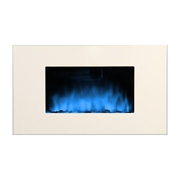 Cheminée Électrique Décorative "white Loft" - Color Style