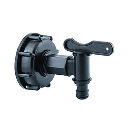 Raccord S60x6 Avec Robinet Et Embout Pour Raccord Rapide - Jardiboutique - Jb-001022