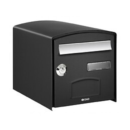 Boîte Aux Lettres Normalisée 2 Portes Extérieur Decayeux Acier Noir Satiné