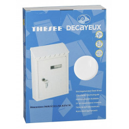 Boîte Aux Lettres Non Normalisée 1 Porte Extérieur Decayeux Acier Blanc