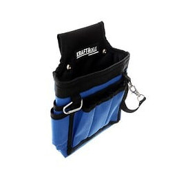 Dcraft - Ceinture À Outils - Crochets À Outils - 15 X Poches - Ceinture De Monteur Pour Travaux En Hauteur - Bleu