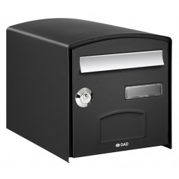 Boîte Aux Lettres Normalisée 2 Portes Extérieur Decayeux Acier Noir Satiné