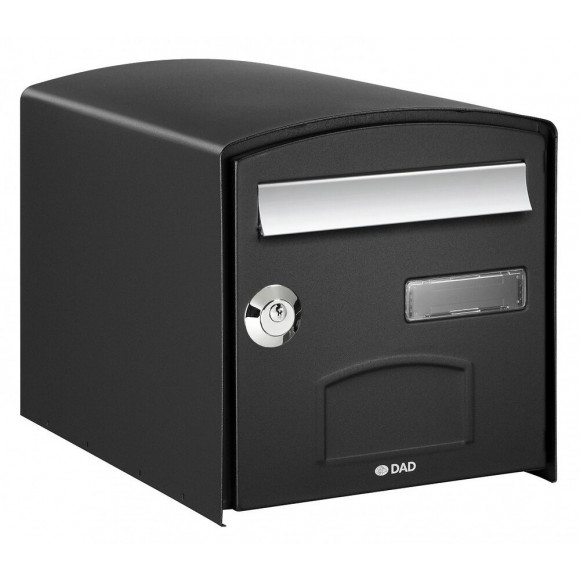 Boîte Aux Lettres Normalisée 2 Portes Extérieur Decayeux Acier Noir Satiné