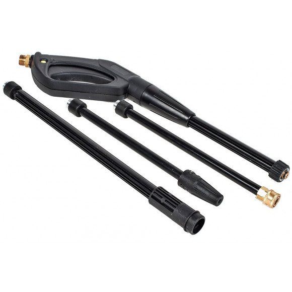 Mtec - Nettoyeur Haute Pression Voiture Jardin Maison - Lance Turbo 360 Bar + Brosse Rotative + Nettoyeur De Patio - Jaune