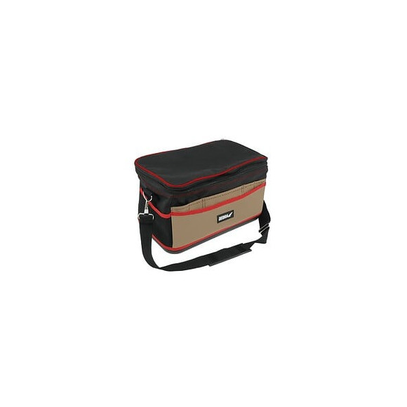 Dtools - Sac À Outils - 40x22.5x27.5cm - 30 Poches - Bandoulière - Marron