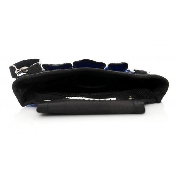 Dcraft - Ceinture À Outils - Crochets À Outils - 15 X Poches - Ceinture De Monteur Pour Travaux En Hauteur - Bleu