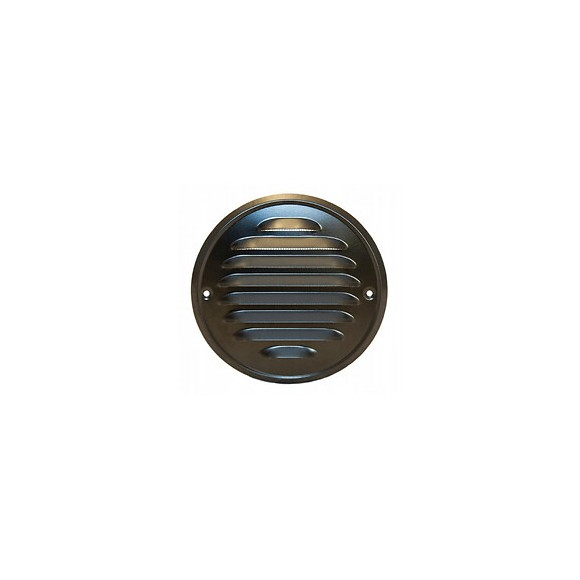 Grille De Ventilation, Ronde 10 Cm Noir
