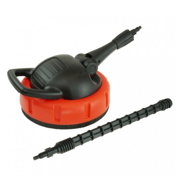 Dtools - Brosse Pour Terrasses - Pour Nettoyeurs Haute Pression - Orange