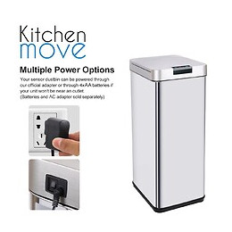 Poubelle De Cuisine Automatique Parkside Argent Inox 50l