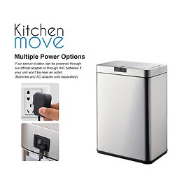 Poubelle De Cuisine Automatique Daytona Argent Inox 60l