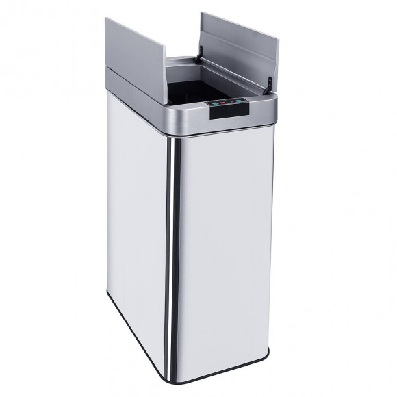 Poubelle De Cuisine Automatique Silverlake Argent Inox 90l
