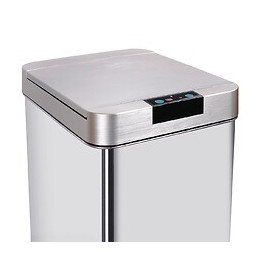 Couvercle De Poubelle Automatique Parkside Argent Abs