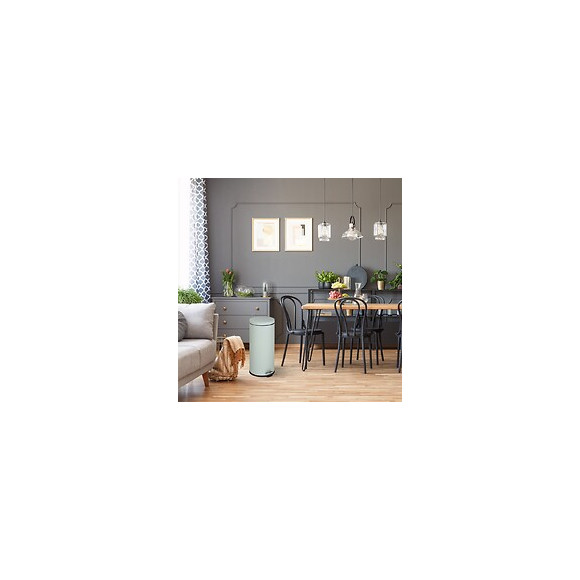 Poubelle De Cuisine À Pédale Urban Vert Menthe Inox 30l