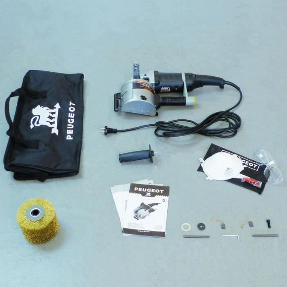 Peugeot Decapeur A Rouleau - Energybrush-1500 - 1500 W - Diametre De Labrasif 120 Mm