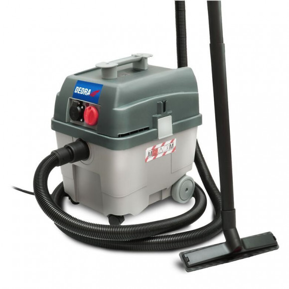 Dtools - Aspirateur Eau Et Poussière - 1400 W + Prise 2200w - Cuve Inox Capacité 27 L - Aspirateur Atelier - Filtre Hepa - Ve