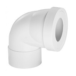 Pipe De Wc Courte En Angle De 90 °c Diam.10 Cm Wirquin