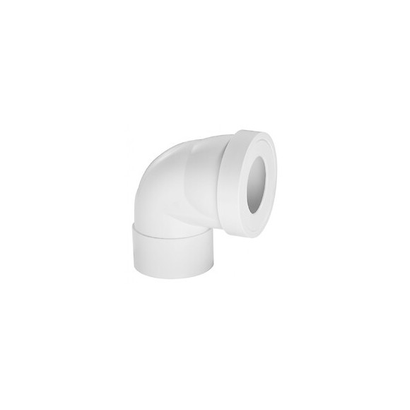 Pipe De Wc Courte En Angle De 90 °c Diam.10 Cm Wirquin