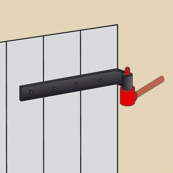 Gond Chimique Composite Plastifié, H.80x Diam.14 Mm