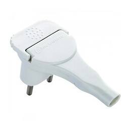 Fiche Électrique Plate Mâle 2 Pôles, 6 A, Electraline